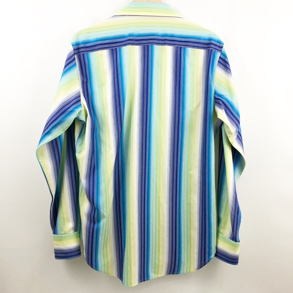 Robert Graham Stripe Reverse Cuff Button Down - image 6